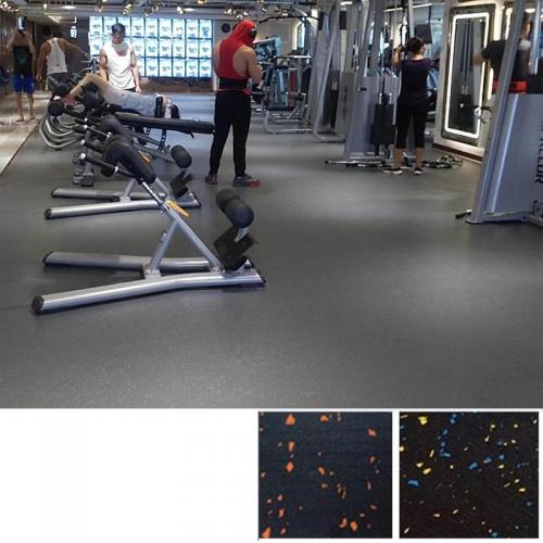 RELLE EPDM RUBBER GYM FLOOR TILE