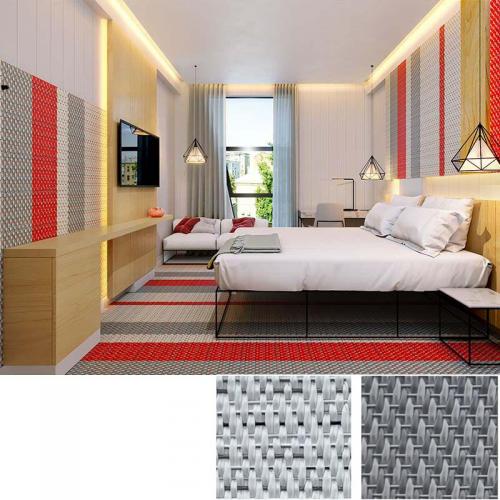pvc woven vinyl flooring