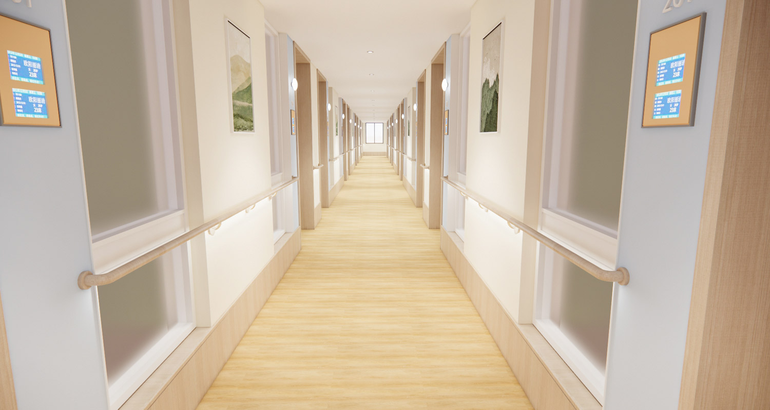 TimelessStyle LVT Nursing Home Flooring Classic Wood Grain Planks