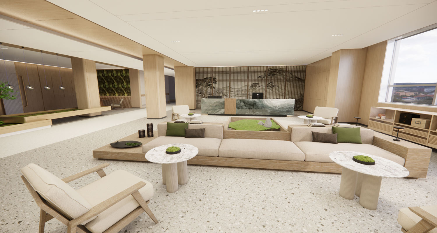 ElegantStone LVT Nursing Home Flooring Modern and Timeless Look