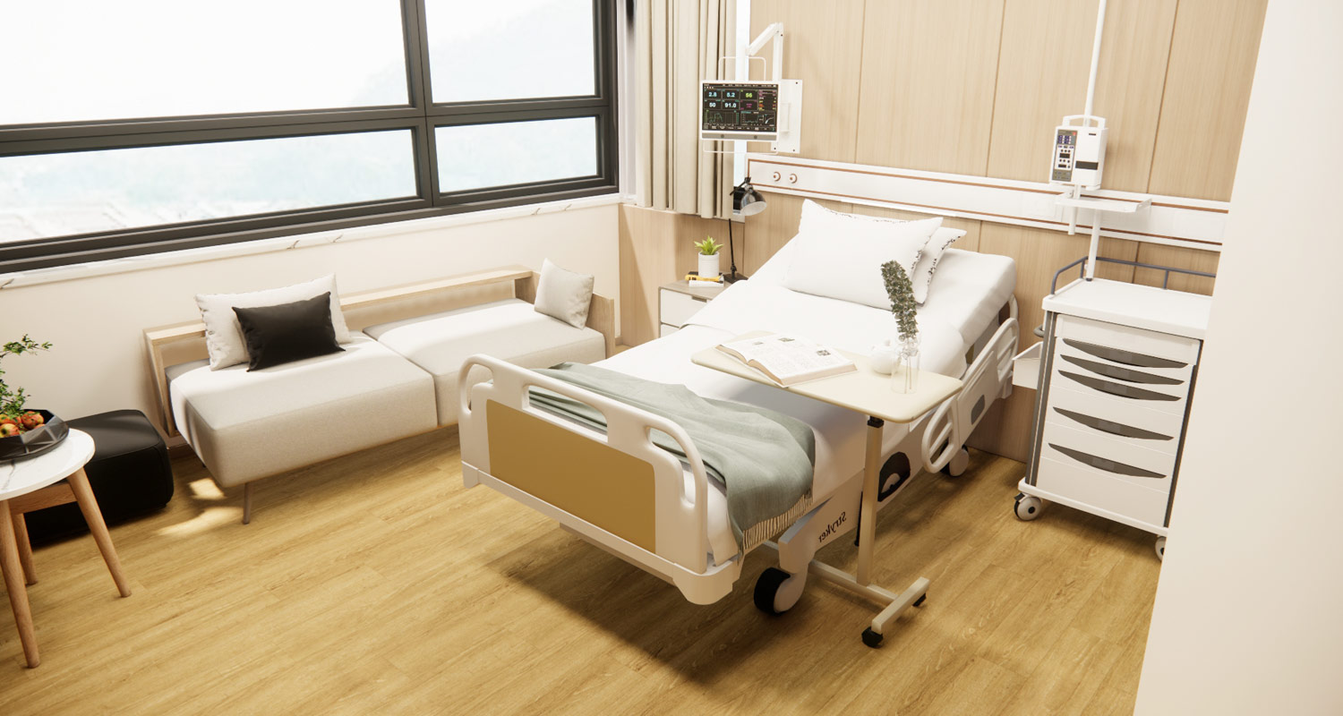 ElegantLiving LVT Nursing Home Flooring Waterproof and Low Maintenance