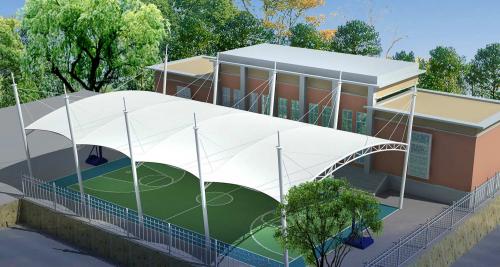 Weatherproof PVDF Tensile Membrane