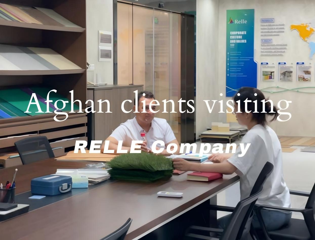 Atghan clients visiting RELLE Company