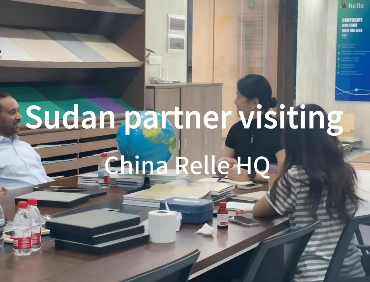 Sudan partner visiting China Relle HQ