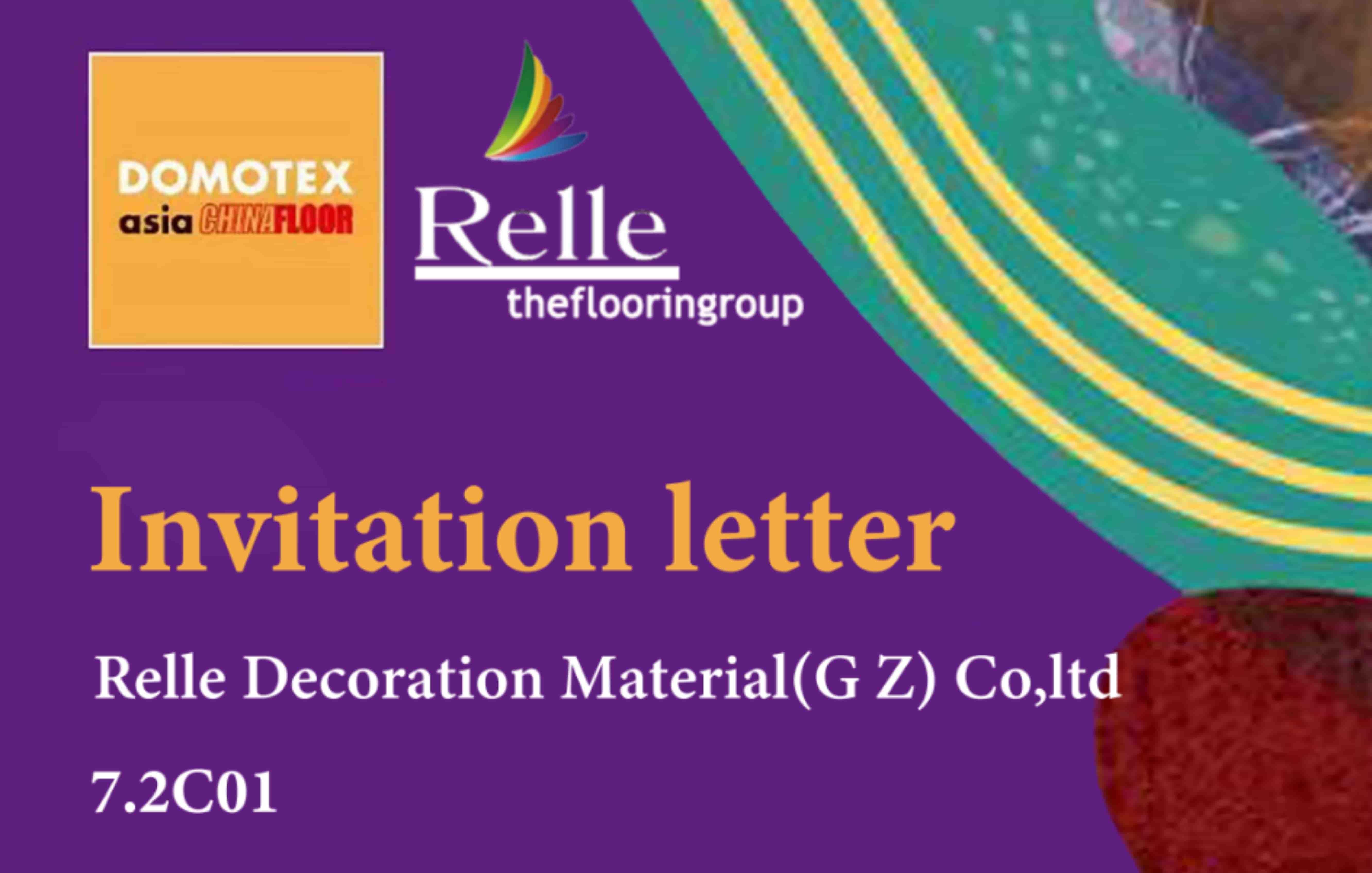 Welcome to Relleflor at Domotex Shanghai 